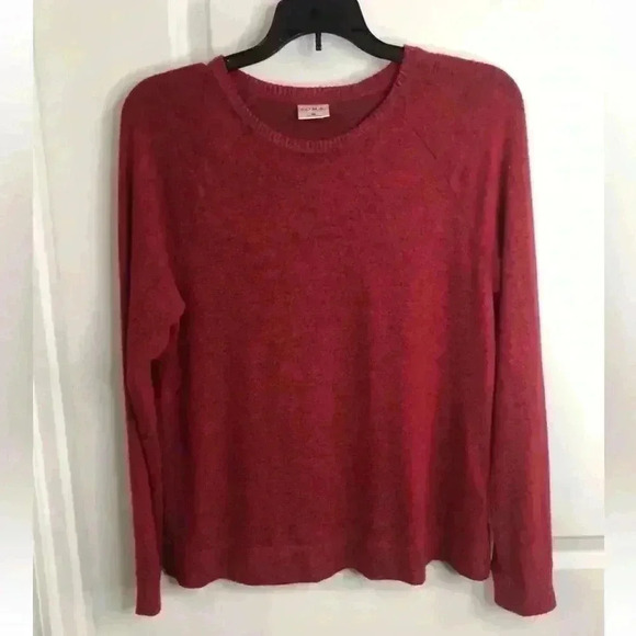 Soma Ladies Red Knit Super Soft Sweater Size Medium Flecks of black in Sweater - Picture 1 of 4